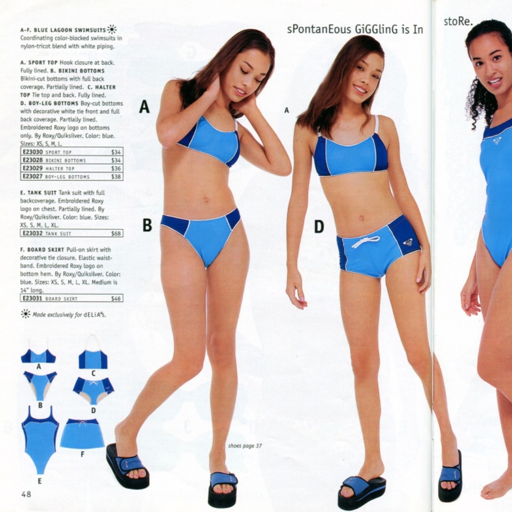 delia's spring break 1998 catalog Pages 48-63